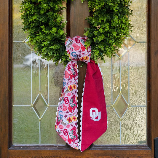 Oklahoma Sooners Wreath Scarf