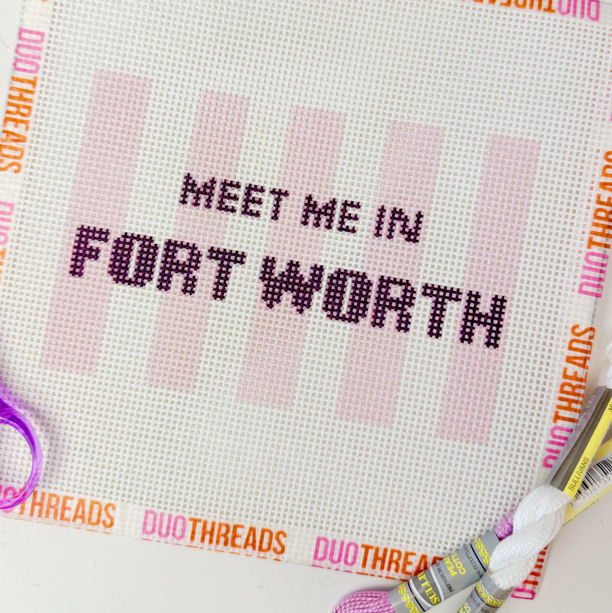 Meet Me in Fort Worth Needlepoint Kit