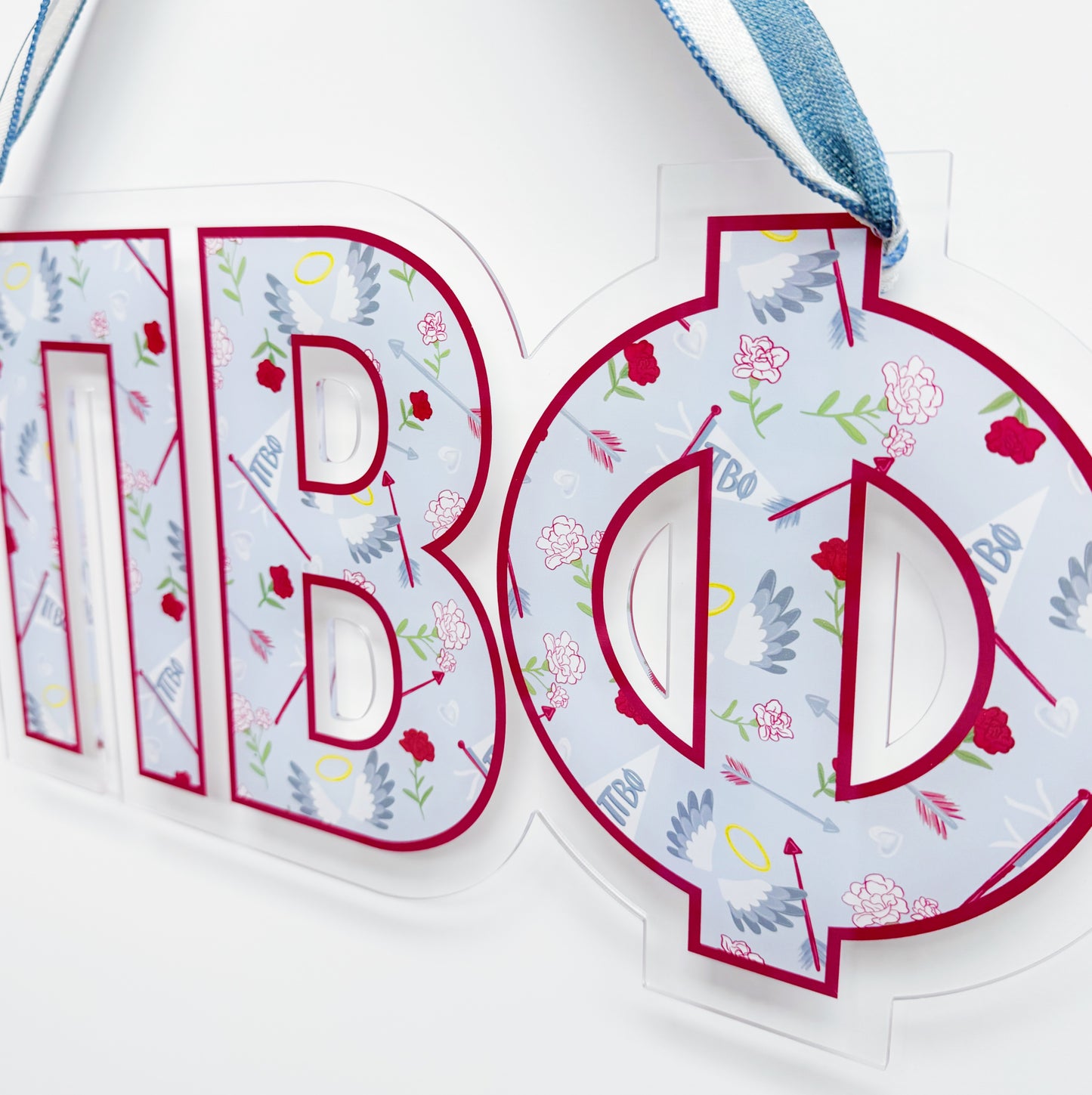 Acrylic Sorority Door Hanger