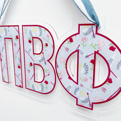 Acrylic Sorority Door Hanger