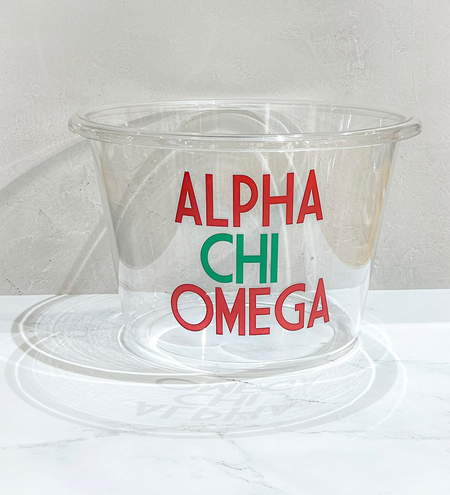 Sorority Acrylic Bucket