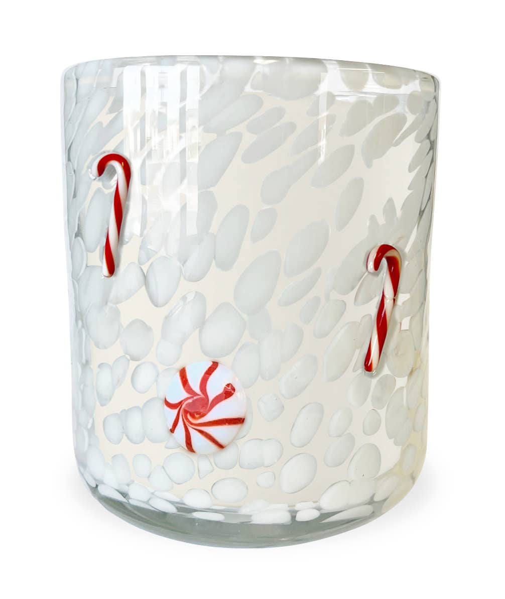 Peppermint & Candy Cane Icon Candle