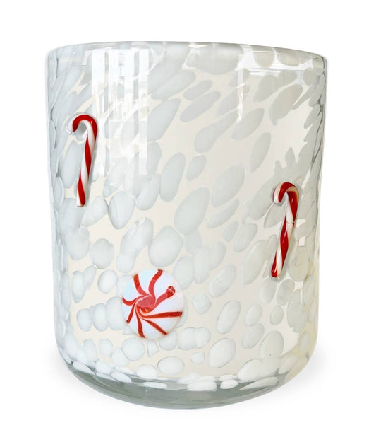Peppermint & Candy Cane Icon Candle