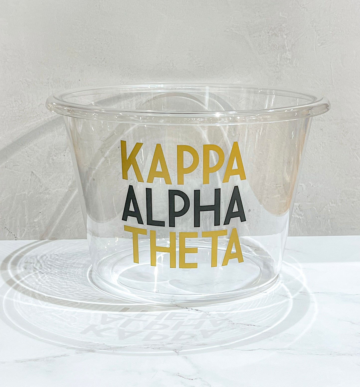 Sorority Acrylic Bucket