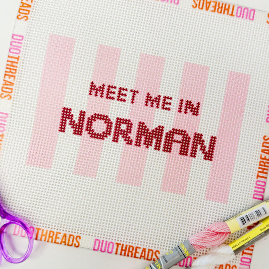 Meet Me in Norman Needlepoint Kit