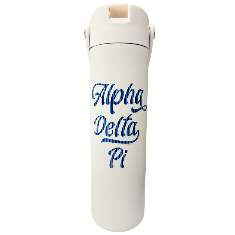 Varsity Stripe Sorority Water Bottle
