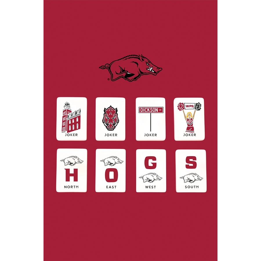 University of Arkansas Mahjong Tiles