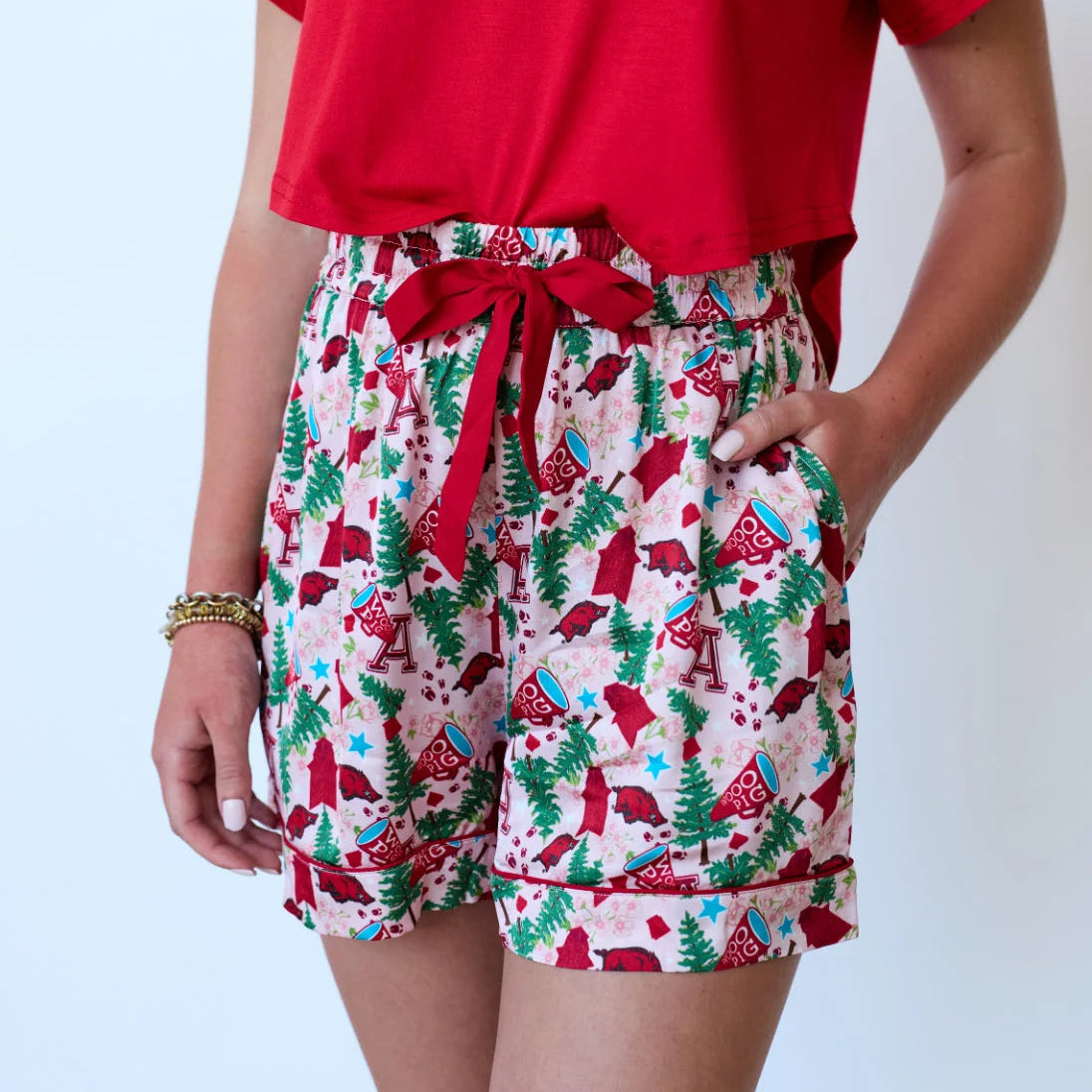 Arkansas Razorbacks Sleep Shortie