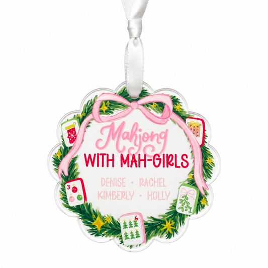 Mahjong With Mah-Girls Ornament