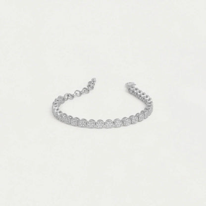 Mirabeau Pave Tennis Bracelet - Silver