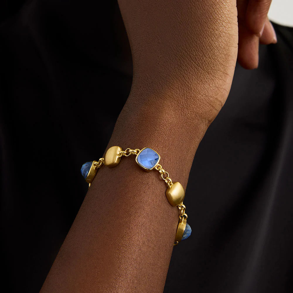 Monterey Chain Bracelet - Iridescent Midnight Blue