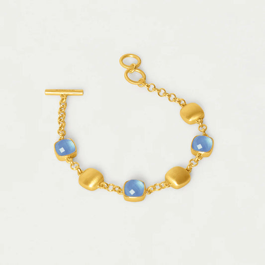 Monterey Chain Bracelet - Iridescent Midnight Blue