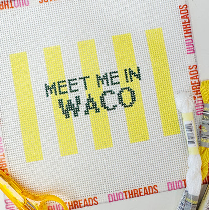 Meet Me in Waco Needlepoint Kit