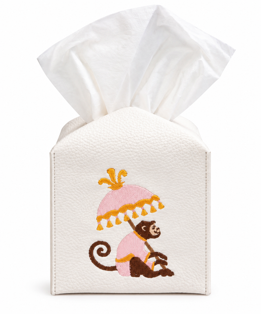 Monkey Business Tissue Box Cover