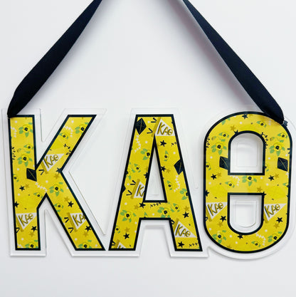 Acrylic Sorority Door Hanger