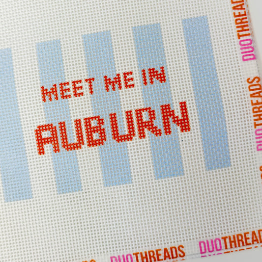 Meet Me in Auburn Needlepoint Kit