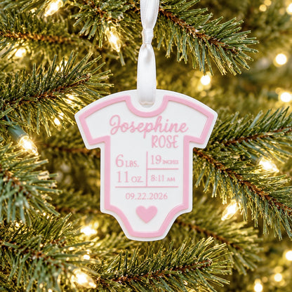 Baby's First Christmas Onesie Ornament