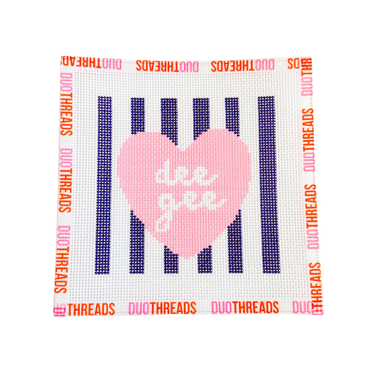 COMING SOON! Sorority Heart Needlepoint Canvas