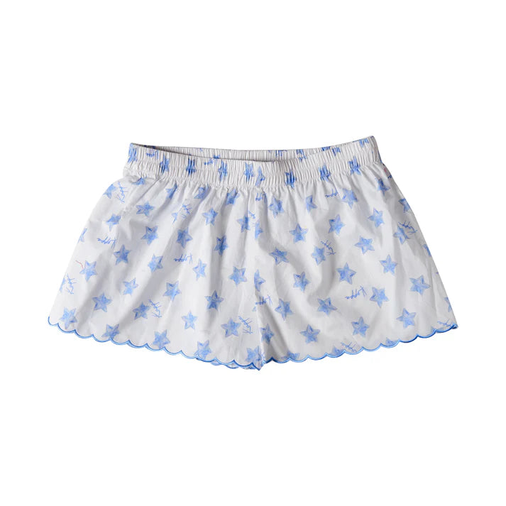 COMING SOON! Sorority Scalloped Cotton Shorts