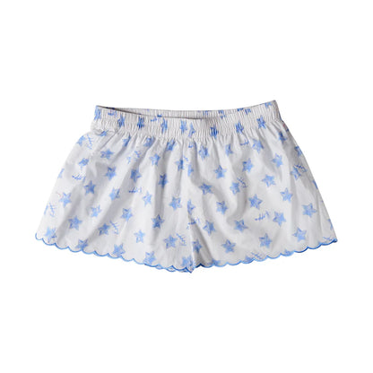 COMING SOON! Sorority Scalloped Cotton Shorts