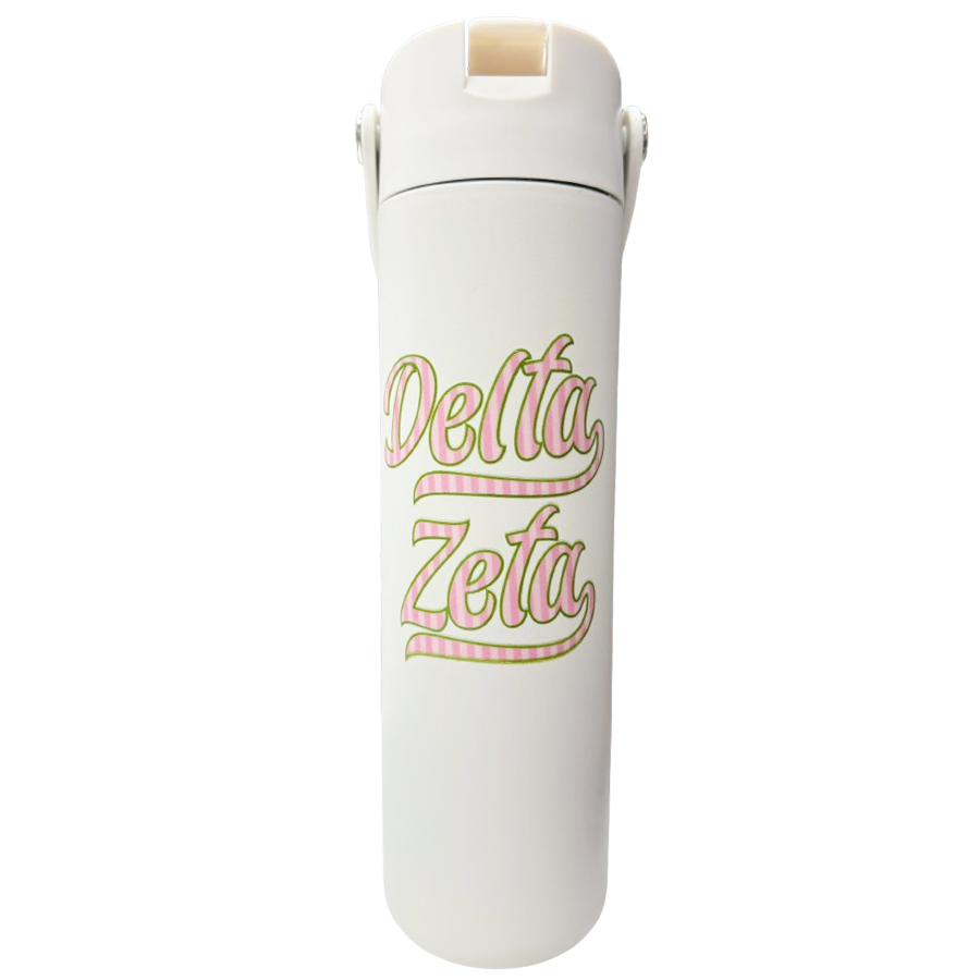 Varsity Stripe Sorority Water Bottle