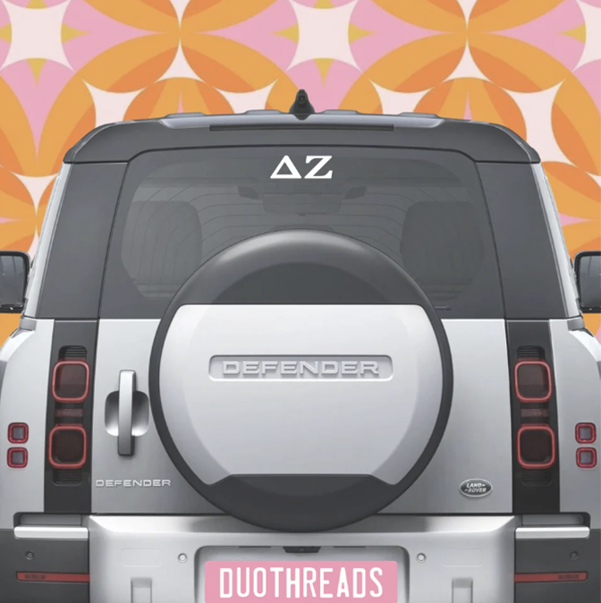 Sorority Car Decal