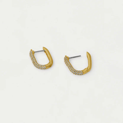Juliette Pave Huggie Hoops