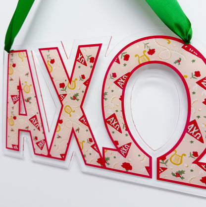 Acrylic Sorority Door Hanger