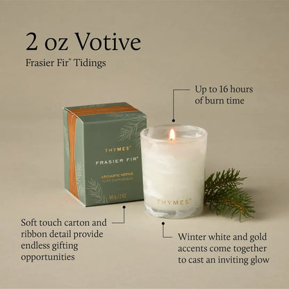 Frasier Fir Tidings Votive Candle
