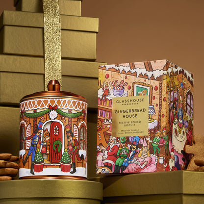 Gingerbread House Candle
