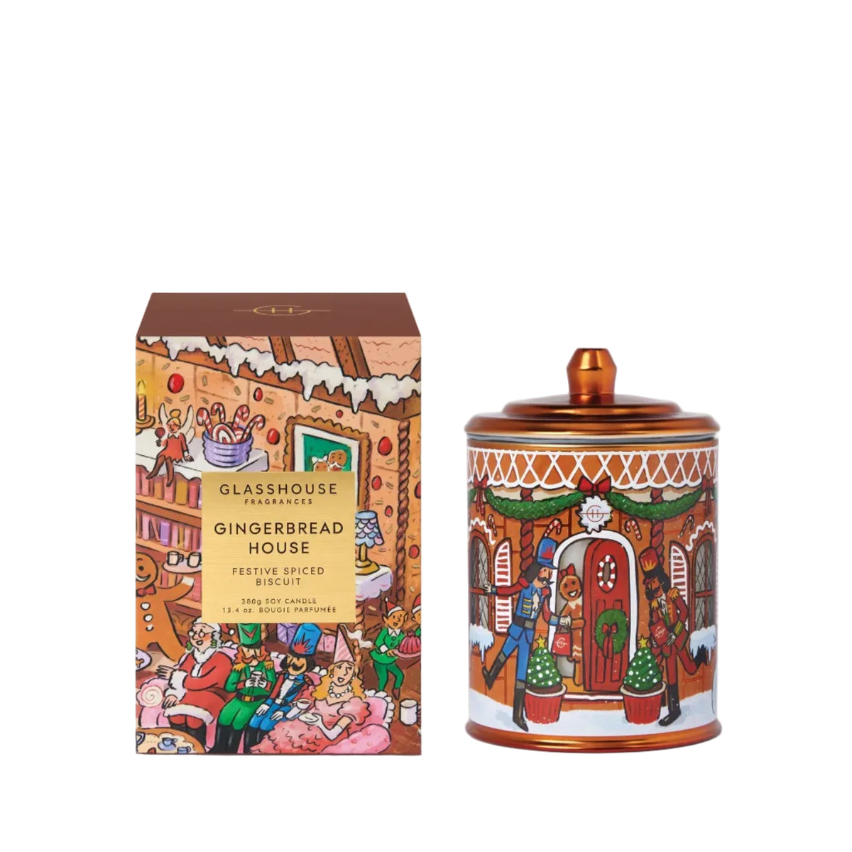 Gingerbread House Candle