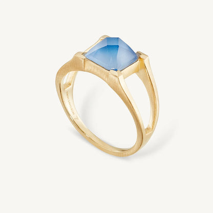 Petite Plaza Ring - Midnight Blue