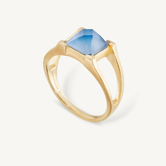 Petite Plaza Ring - Midnight Blue