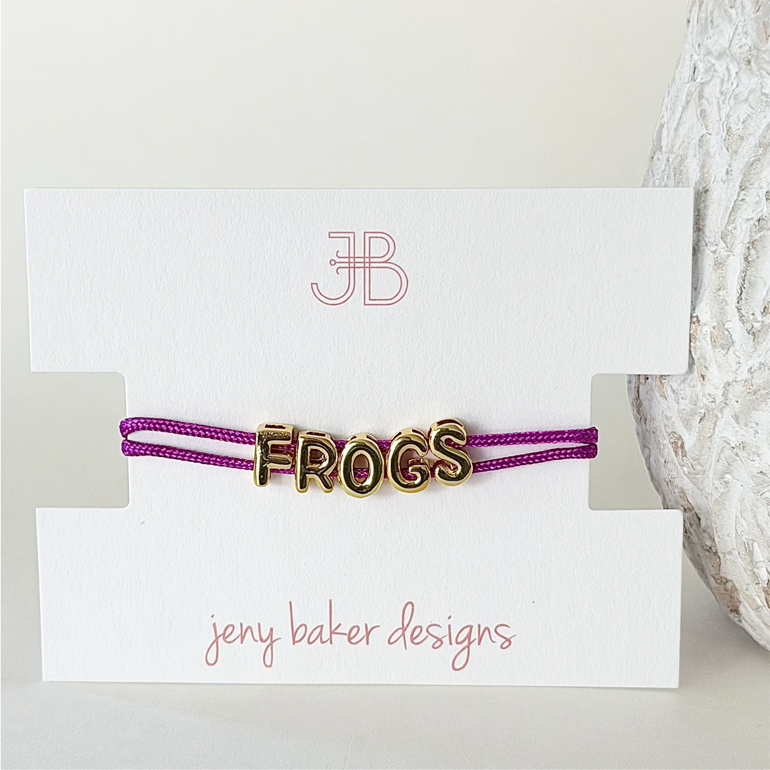 Collegiate Cord Bracelet