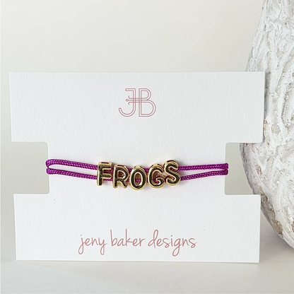 Collegiate Cord Bracelet