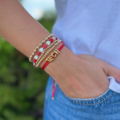 Pippa Heart Gameday Bracelet