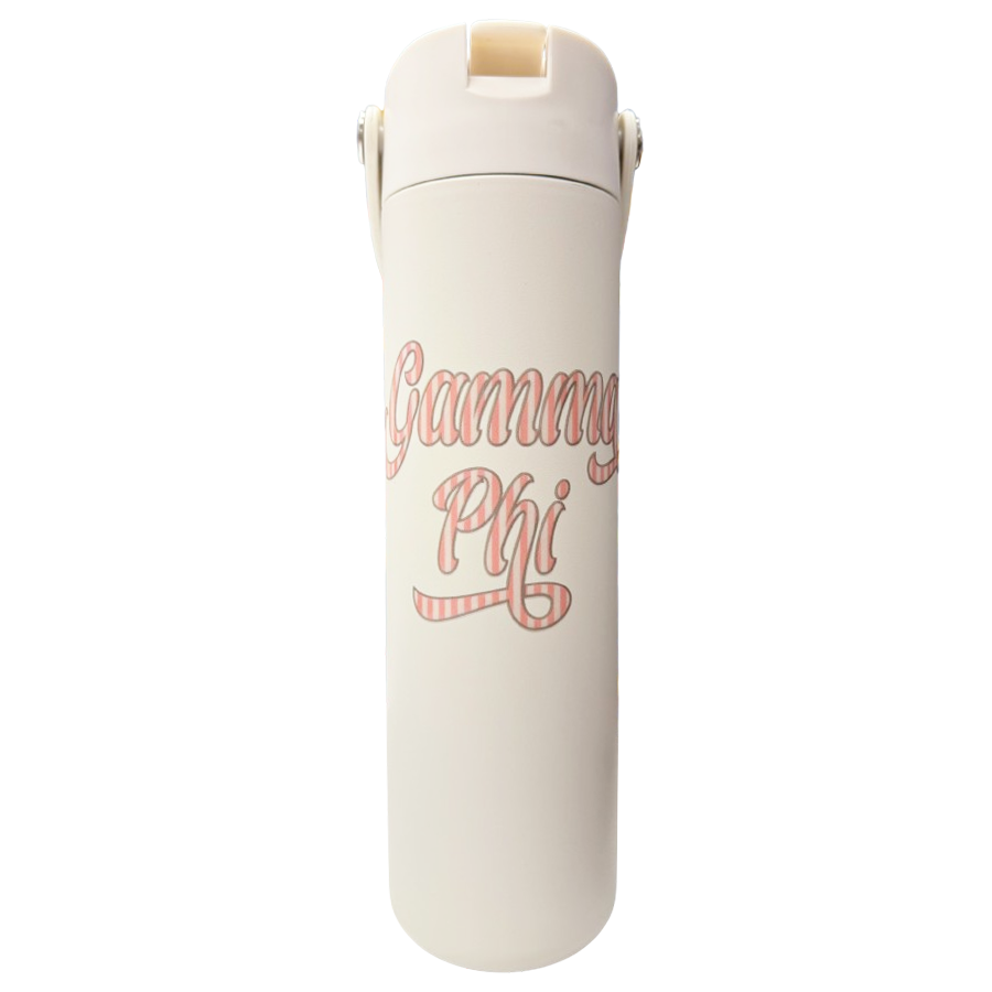 Varsity Stripe Sorority Water Bottle
