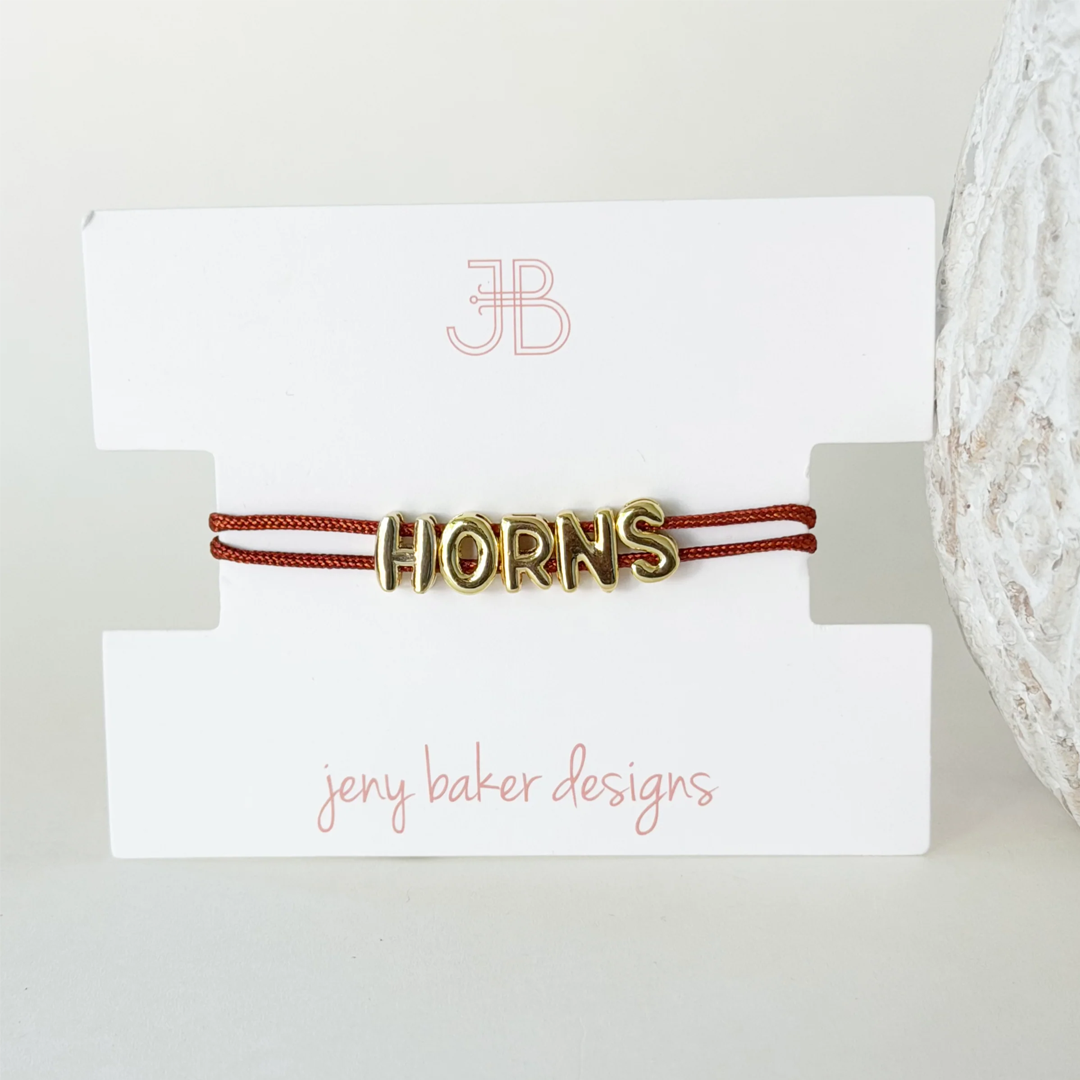 Collegiate Cord Bracelet