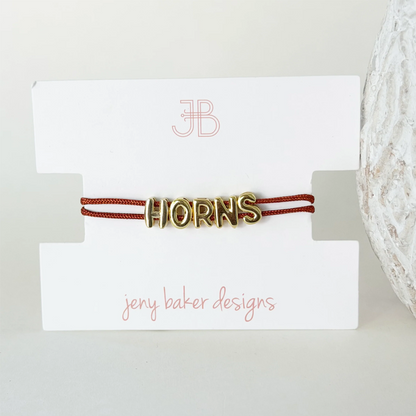 Collegiate Cord Bracelet
