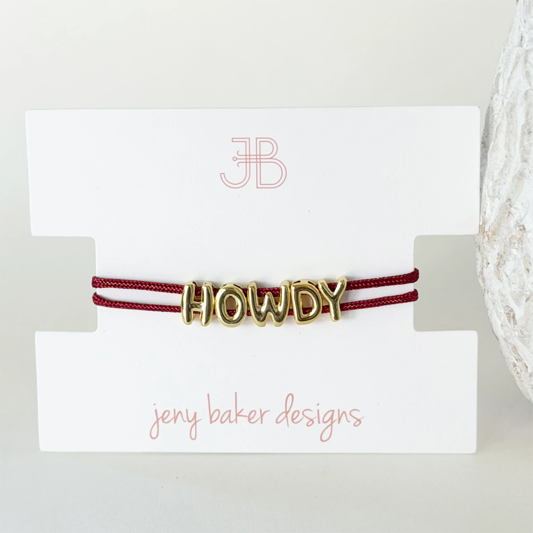 Collegiate Cord Bracelet