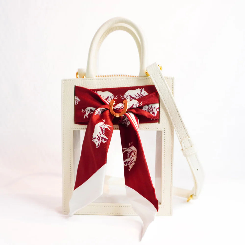 Mini Calista Clear Bag + Razorbacks Twillionaire