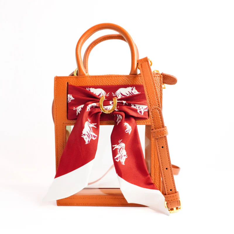 Mini Calista Clear Bag + Razorbacks Twillionaire