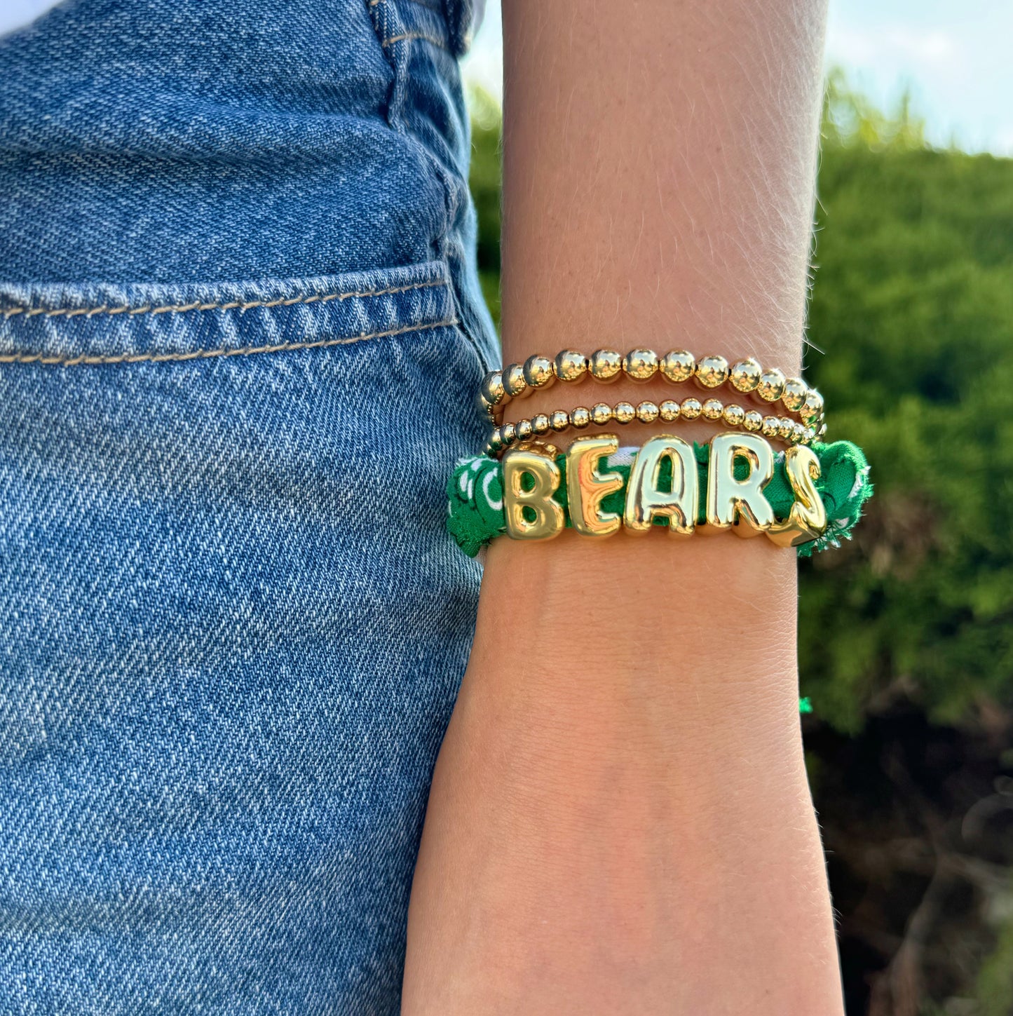 Bandana Gameday Bracelet