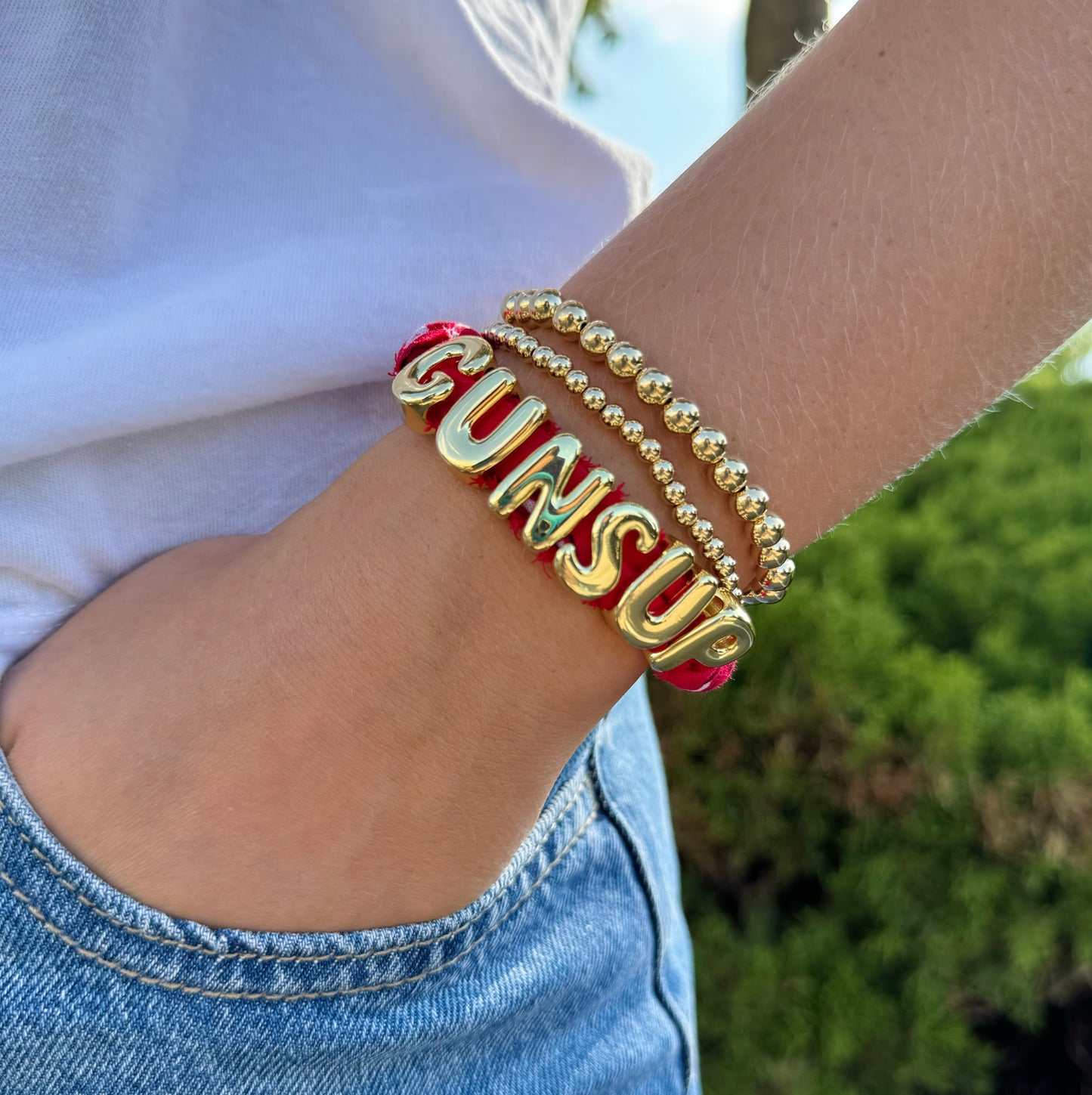 Bandana Gameday Bracelet