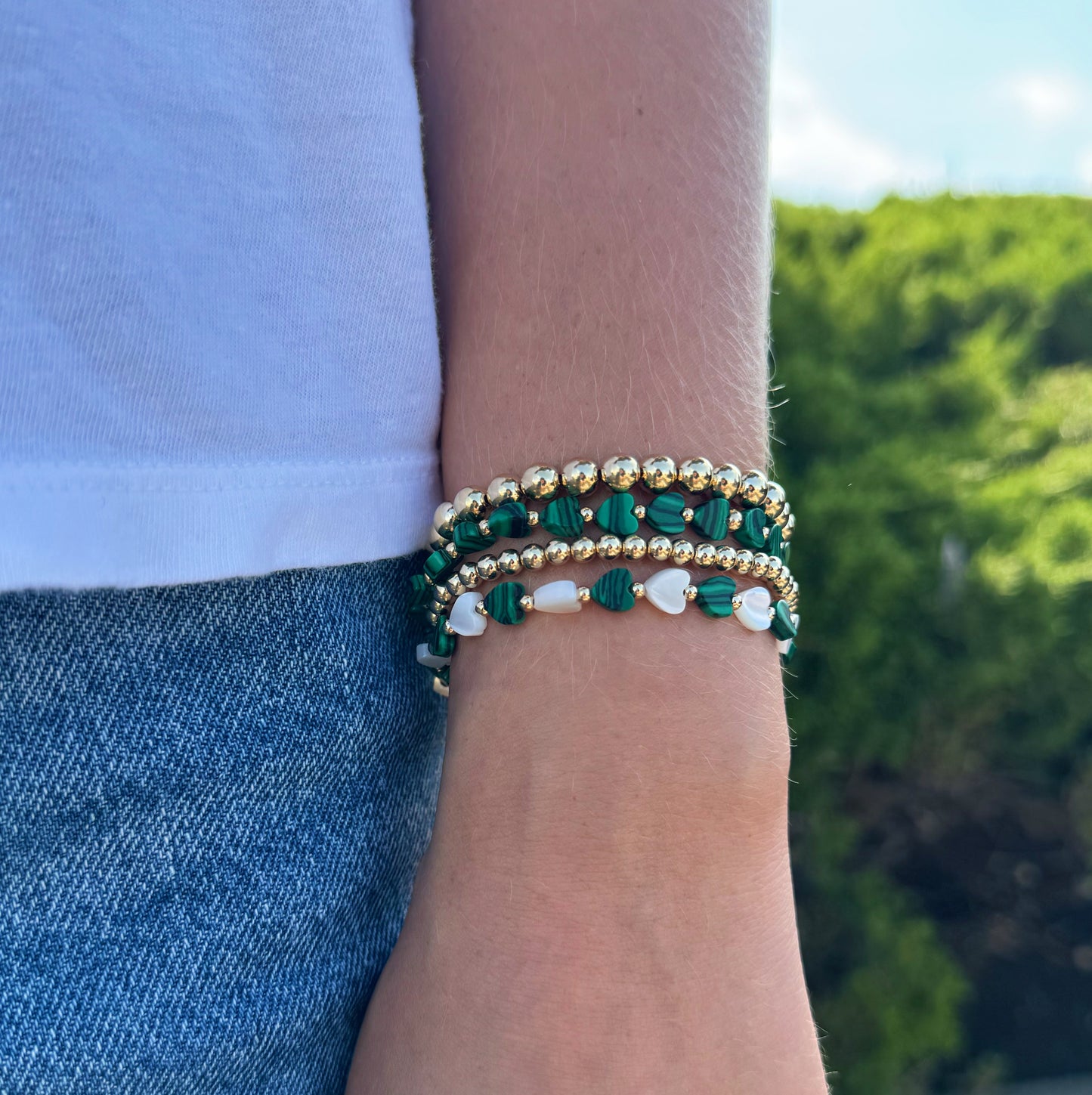 Pippa Heart Gameday Bracelet