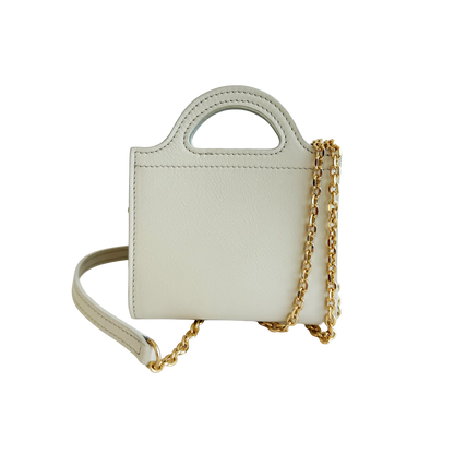 Fan-Fold Leather Crossbody Wallet