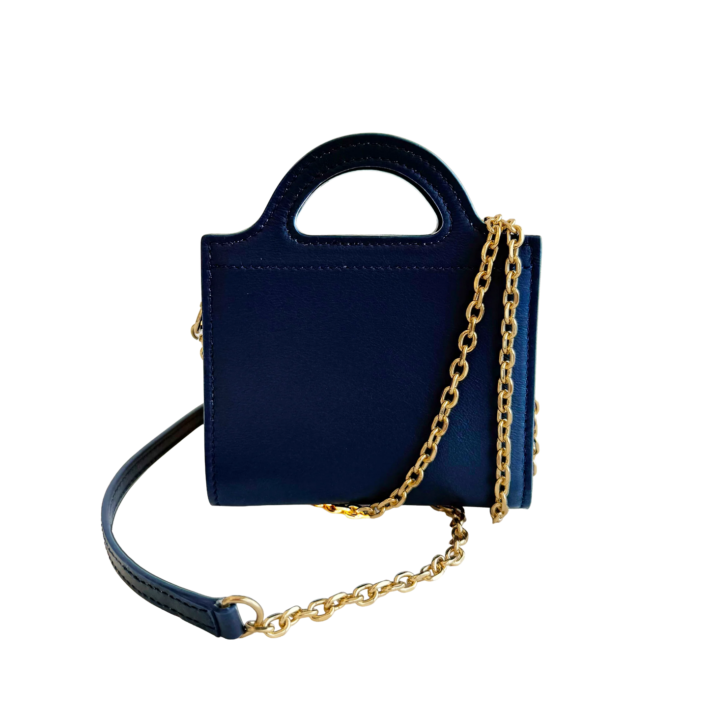 Fan-Fold Leather Crossbody Wallet