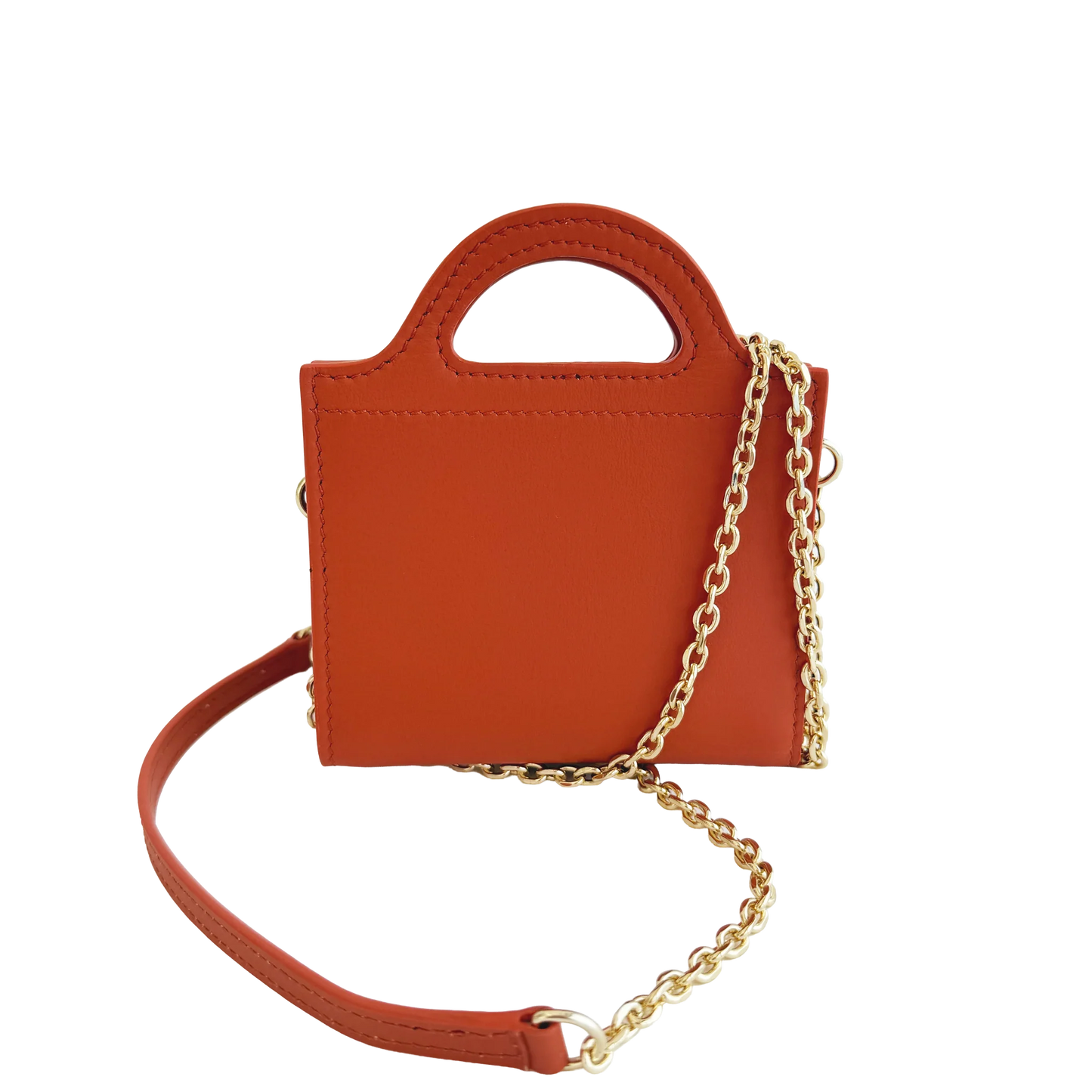 Fan-Fold Leather Crossbody Wallet