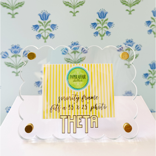 Sorority Scalloped Frame