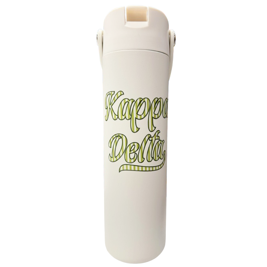 Varsity Stripe Sorority Water Bottle